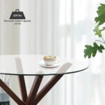 JALOURT 34.6" Round Glass Dining Table f... - Image 8