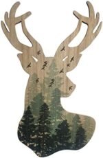 Limygus Wooden Deer Head Wall Decor Anim... - Image 2
