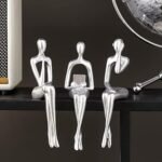 XINXAUN Silver Decor Thinker Statue Orna... - Image 3
