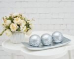 Silver Accent Decorative Tray and Ball S... - Image 5