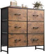 WLIVE Fabric Dresser for Bedroom, 6 Draw... - Image 2