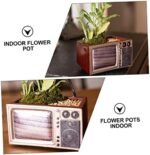 FONDOTIN Tv Flower Pot Plant Pots Outdoo... - Image 7