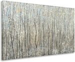 Yihui Arts Abstract Tree Canvas Wall Art - Brown F... - Image 2