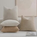 DEZENE Textured Boucle Throw Pillow Cove... - Image 7