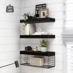 QEEIG Black Bathroom Shelves Over Toilet... - Image 5