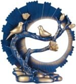 HODESunPure Blue Resin Statues Sculpture... - Image 2