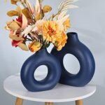 Blue Ceramics Vase for Home Decor -Blue ... - Image 6
