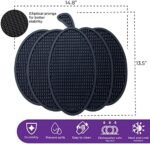 Nomnu Pumpkin Coffee Mat for Countertop - Goth Kit... - Image 3