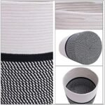 Cotton Rope Plant Basket Modern Woven Ba... - Image 5