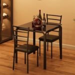 Glass Black Dining Table for 2-Small Squ... - Image 5