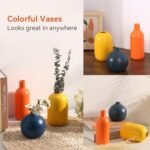 Colorful Ceramic Flower Vase Set 3 Moder... - Image 4