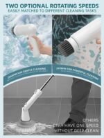 Electric Spin Scrubber, Cordless Electric Cleaning... - Image 4
