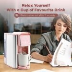 Mecity Pink Coffee Maker 3-in-1 Single Serve Coffe... - Image 5