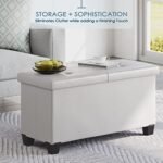 StorageBud Ottoman Bench with Removable ... - Image 8