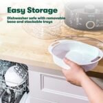 BELLA Two Tier Food Steamer with Dishwasher Safe L... - Image 7