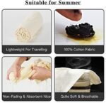 FashGudim 100% Cotton Knit Robe for Men Lightweigh... - Image 5