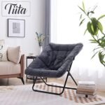 Tiita Saucer Chair with Ottoman, Soft Fa... - Image 6
