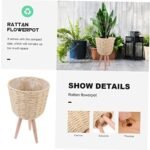BESPORTBLE 1pc Rattan Floor Planter Indo... - Image 7