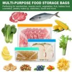 Gallon Freezer Bags, Reusable Ziplock Ba... - Image 8