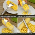 Corn Peeler Stainless Stee Corn Cob Stri... - Image 5