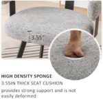 Fabric Dining Chairs Set of 2-Modern Uph... - Image 5