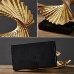 PTAEXCEL Gold Wave Resin Statue Modern A... - Image 5