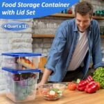 8 Pcs Commercial Food Storage Container ... - Image 6