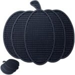 Nomnu Pumpkin Coffee Mat for Countertop - Goth Kit... - Image 2
