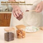 6 Pcs 17oz Glass Food Storage Jars, Pant... - Image 3