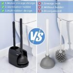 Toilet Brush and Plunger Set, 2 in 1 Toi... - Image 7