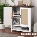 IDEALHOUSE Accent Cabinet, Rattan Buffet... - Image 6
