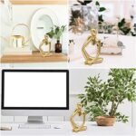 Gold Thinker Statue Decor, Modern Abstra... - Image 7
