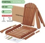 Half Pre-Assembled Folding Adirondack Ch... - Image 7