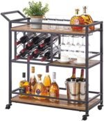 FATORRI Bar Cart for The Home, Industria... - Image 2