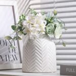 hjn Ceramic Vase for Home Decor White Va... - Image 2