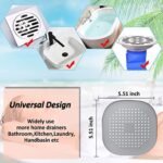 Hair Catcher,Square Hair Drain Cover for... - Image 6