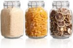 KTMAMA Airtight Glass Canister Set of 3 ... - Image 2