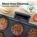 BELLA Electric Griddle with Warming Tray - Smokele... - Image 7