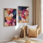 Colorful Abstract Wall Art Decor Modern Flower Can... - Image 7