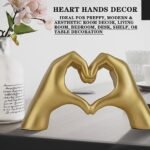 Heart Hands Gold Decor,Love Hand Statue ... - Image 3