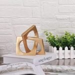 Modern geometric cube gold knot decorati... - Image 8