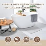 Quick Dry Stone Bath Mat for Bathroom an... - Image 10