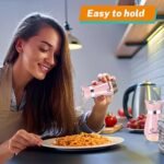 Salt and Pepper Shakers Set,4 oz Glass Bottom Salt... - Image 8