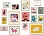 ANERZA 16 PCS Framed Eclectic Wall Art Decor, Maxi... - Image 2