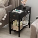 Set of 2 Black End Side Table Living Roo... - Image 5