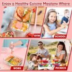 VERONES 5 Pack Glass Meal Prep Container... - Image 7