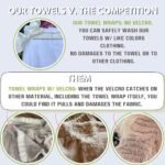 – All-in-One Towel & Tie Closure Towel Wrap for Wo... - Image 5