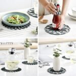 Set of 3 Silicone Trivet Mat - Hot Pot Holder Hot ... - Image 5