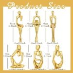 6 Pieces Modern Home Thinker Statue Deco... - Image 5