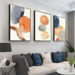 Abstract Large Framed Canvas Wall Art Fresh and Mi... - Image 2